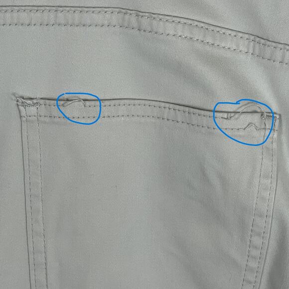 Mugsy Harbors Pants Men’s‎ 32x31 Slim Fit Stretch Chino Beige Khaki Casual - Picture 14 of 16